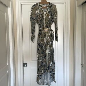 Veronica Beard Kadar Dress Army Multi color size 6